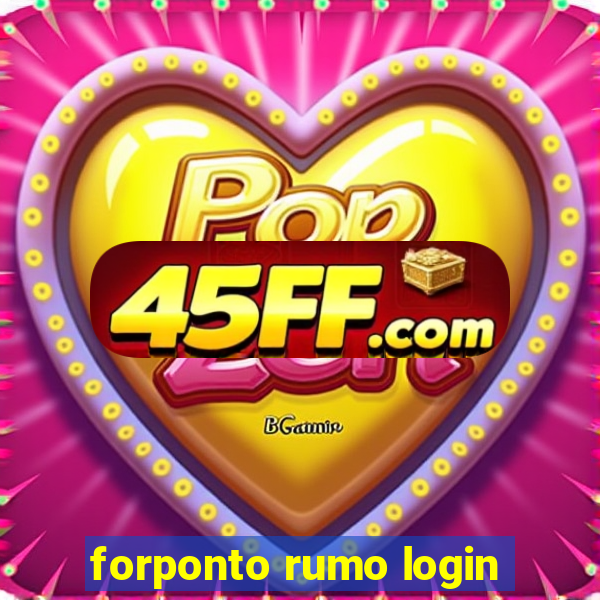 forponto rumo login